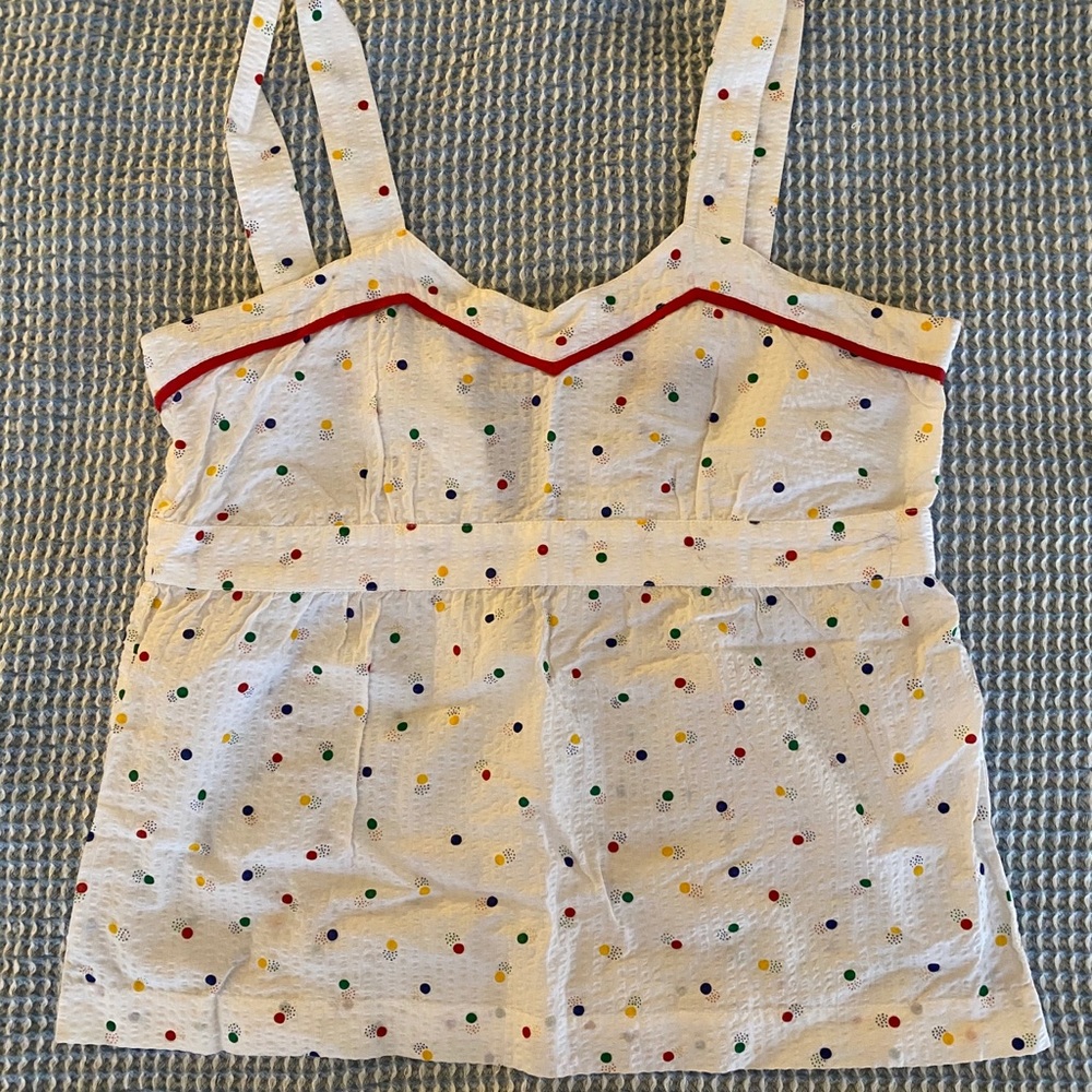 APC Madras Seersucker top